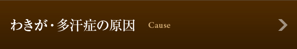 わきが・多汗症の原因